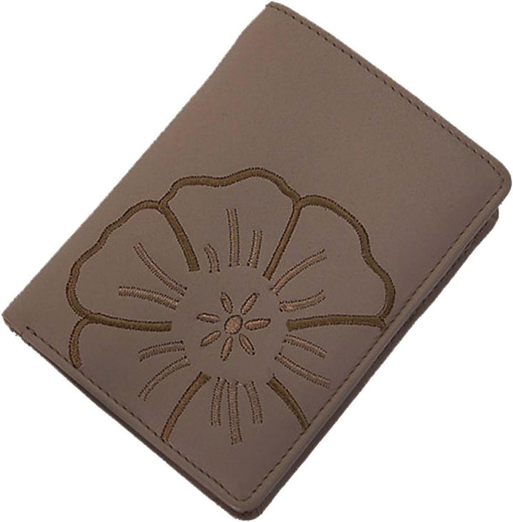 GoBago Branco Leder Damen Geldbörse Portemonnaie Geldbeutel (Toupe), Toupe