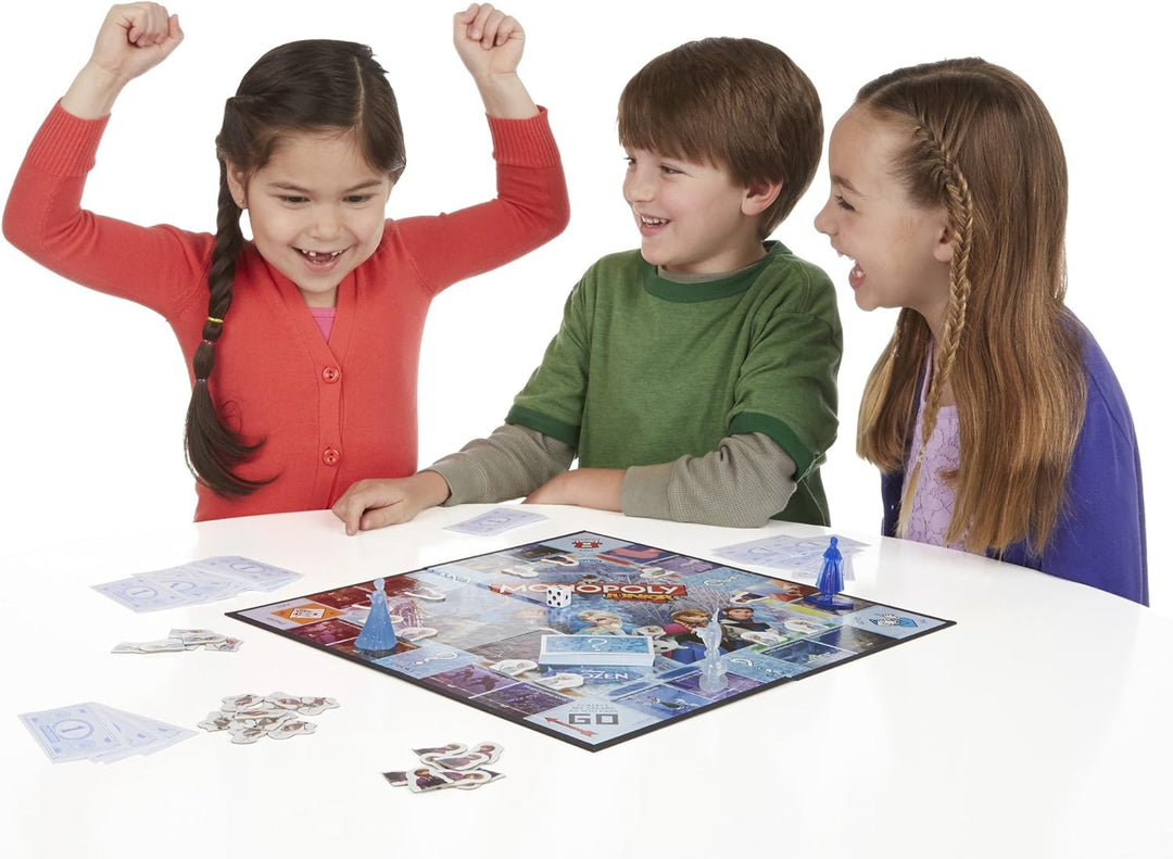 Hasbro Spiele B2247100 - Disney Die Eiskönigin - Monopoly Junior, Familienspiel