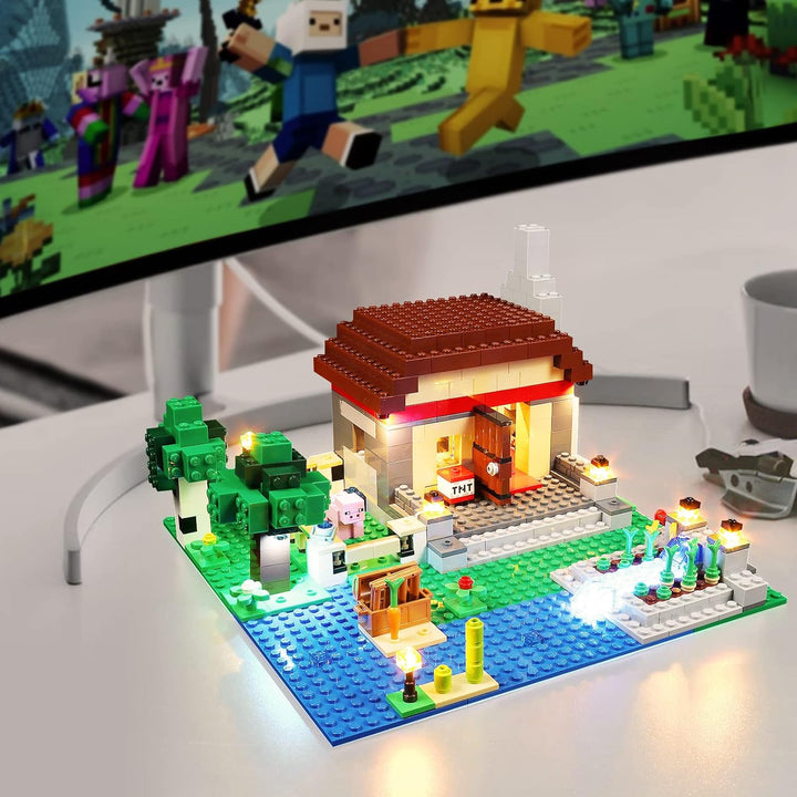 Led Licht Set für Lego 21161 Minecraft Die Crafting-Box 3.0 (Kein Lego-Modell enthalten, nur Beleuch