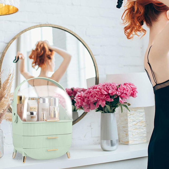 Make-up Organizer Aufbewahrungsbox, Make-up Display-Schachtel mit Deckel, staubdichte wasserdichte K