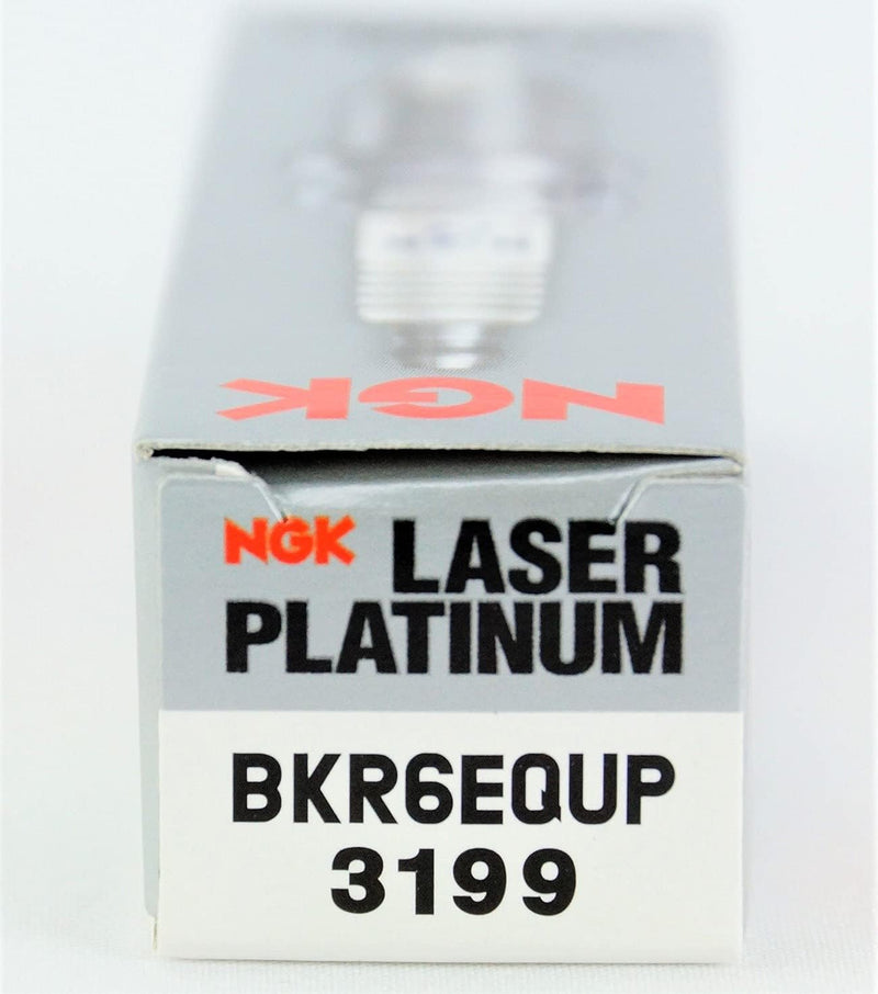 NGK 3199 BKR6EQUP Premium Platinum Laser Zündkerzen, 4