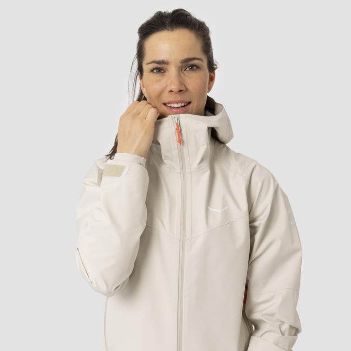Salewa Damen Puez GTX-Paclite Jacke Regenjacke Hardshelljacke XL oatmeal, XL oatmeal