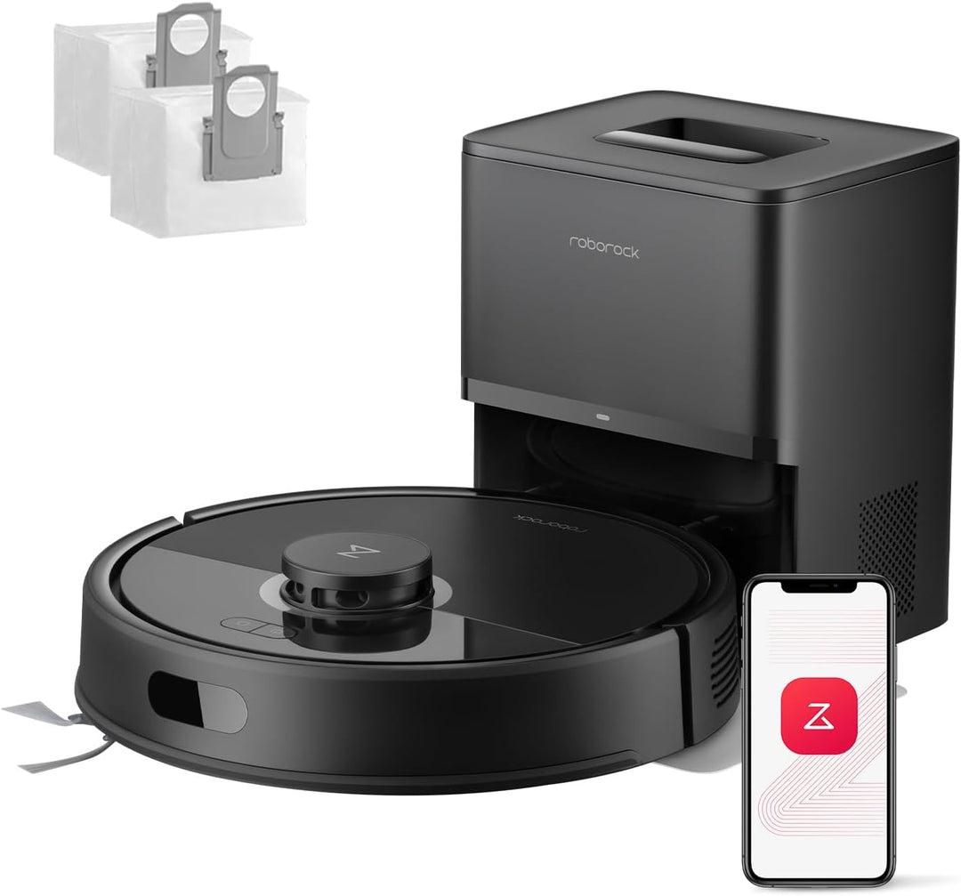 roborock Q7 L5+ Set Saugroboter mit Automatischer Staubentleerung, Dual Anti-Tangle System, 8.000 Pa