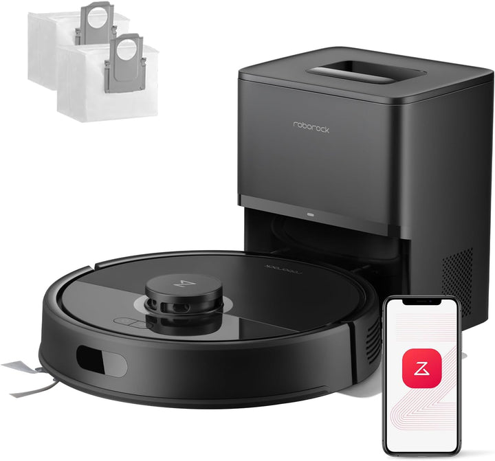 roborock Q7 L5+ Set Saugroboter mit Automatischer Staubentleerung, Dual Anti-Tangle System, 8.000 Pa
