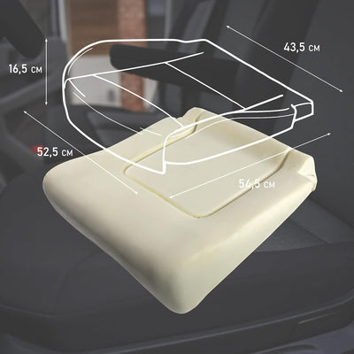 CHROMEMASTER - Kompatibel mit VW T4 Caravelle 1990-2003; Schaumstoff für den Autositz, Sitzschaum fü