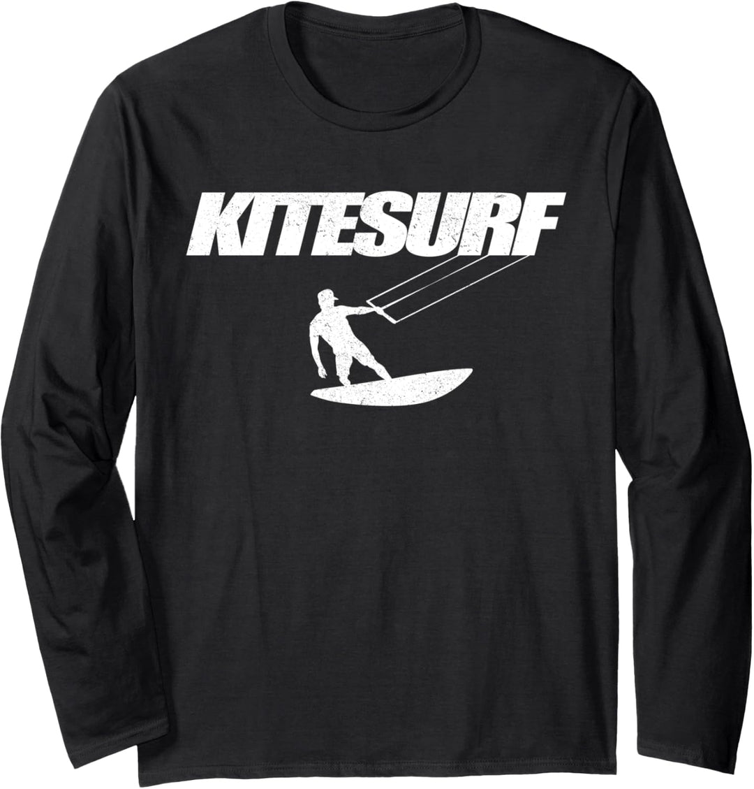 Kitesurf Kiteboarder Surfen Kiteboarden Langarmshirt