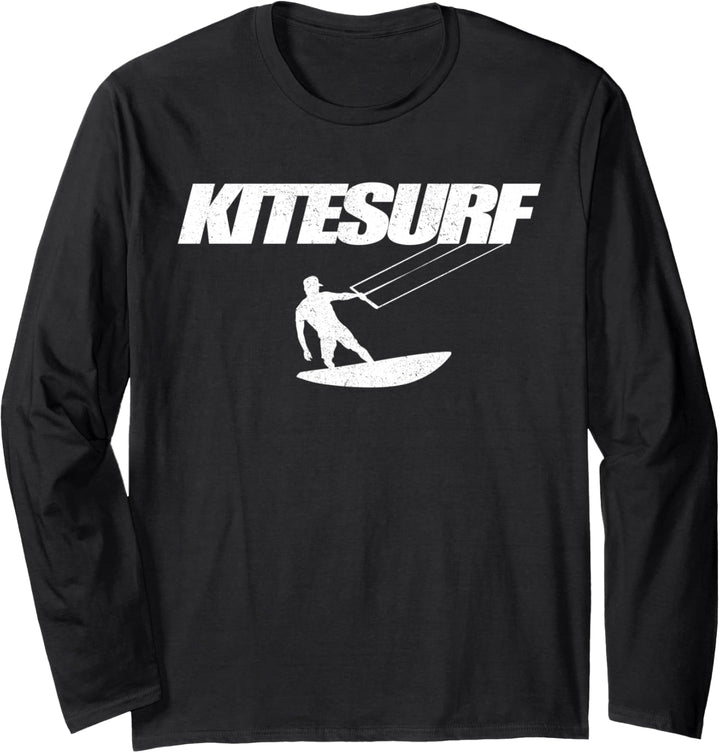 Kitesurf Kiteboarder Surfen Kiteboarden Langarmshirt