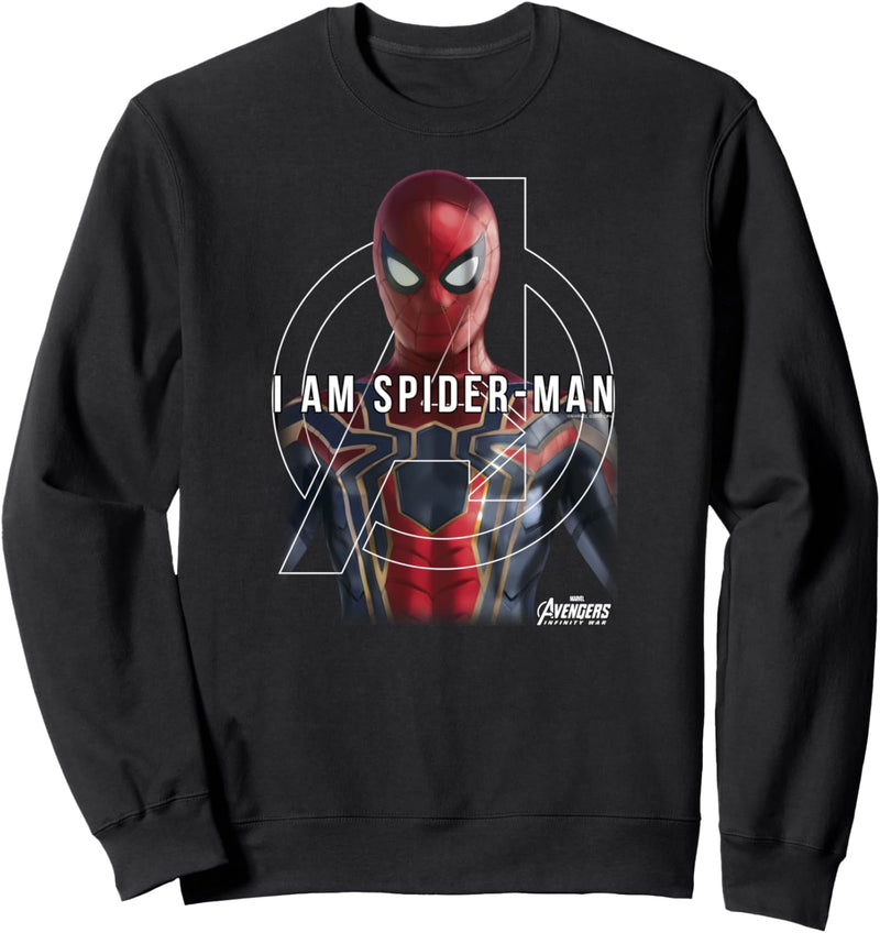 Marvel Avengers: Infinity War I Am Spider-Man Portrait Sweatshirt