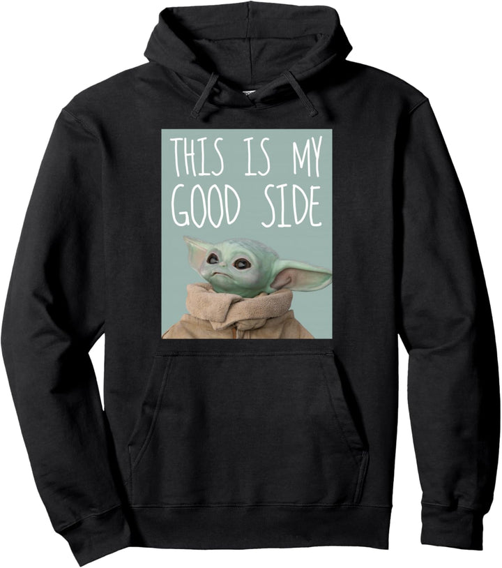 Star Wars The Mandalorian The Child This Is My Good Side Pullover Hoodie