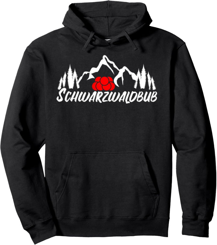 Schwarzwaldbub Bollenhut Berge Pullover Hoodie