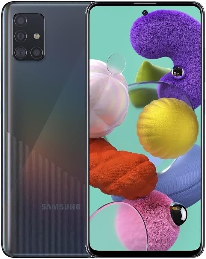 Samsung Galaxy A51 Dual-SIM 128 GB/4 GB - Prism Crush Schwarz Vereinigtes Königreich Schwarz 128GB,