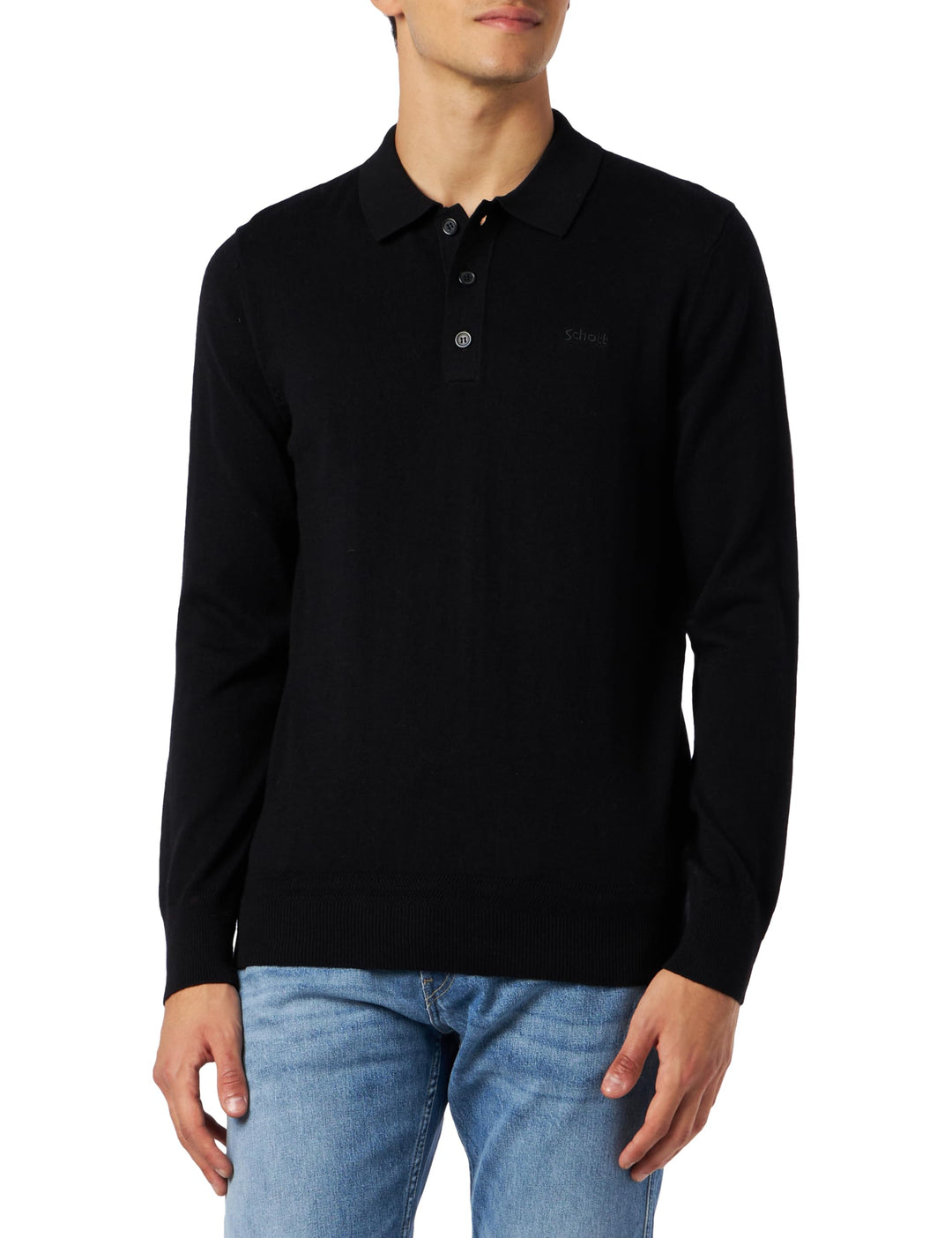 Schott NYC Herren Plbeal7 Pullover M Schwarz, M Schwarz