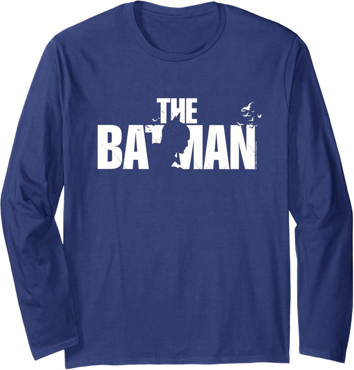 The Batman Silhouette Title Langarmshirt