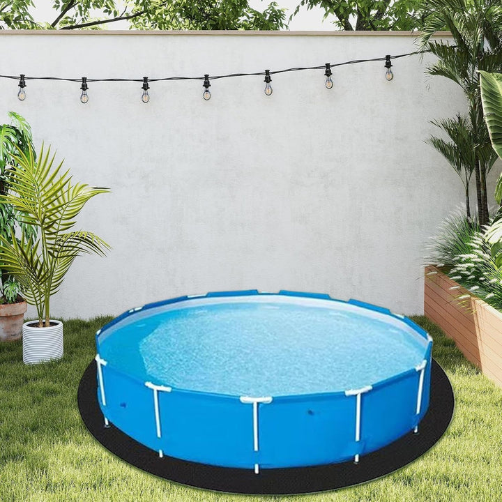 Aufstellpool-Schutzmatte - Dicke Pool-Basis-Ersatzplane,Pool-Polsterung,für Rasen, Terrasse, Garten,