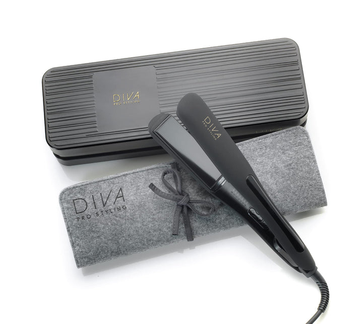 Diva Pro Styling Wide Digital Styler - Extrabreite Keramikplatten - Gleichmässige Hitzeverteilung -