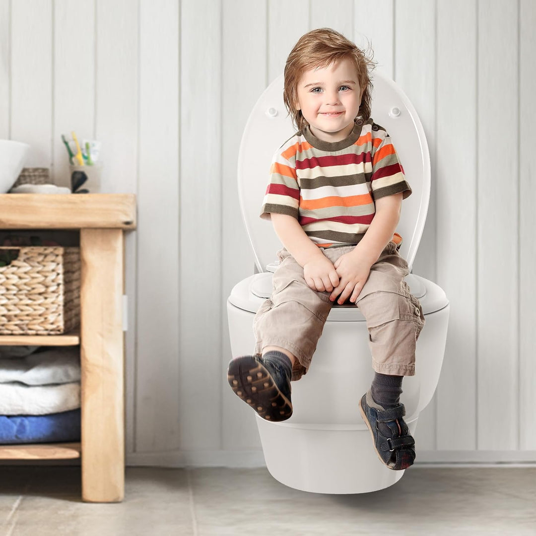 Pipishell WC Sitz, Toilettendeckel mit Absenkautomatik, Magnetisch zu befestigenden Toilettensitz fü