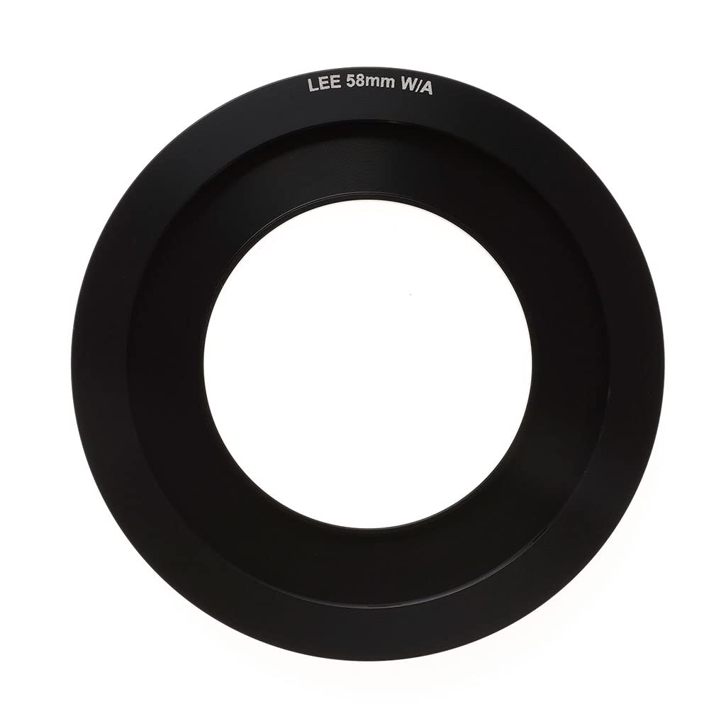 Lee Filters, Weitwinkel-Adapter-Ring, 58 °C, Durchmesser 58 mm, Schwarz, FHWAAR