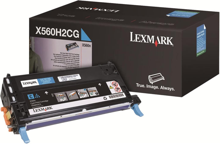 Lexmark X560H2CG X560 Tonerkartusche 10.000 Seiten, cyan, Cyan