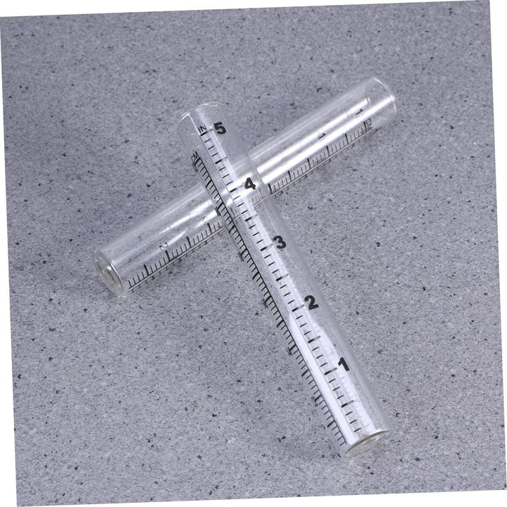 Reagenzglas Regenmesser 12cm Flachboden Glas Mit Skala Für Garten Landwirtschaft Klimaforschung Nied