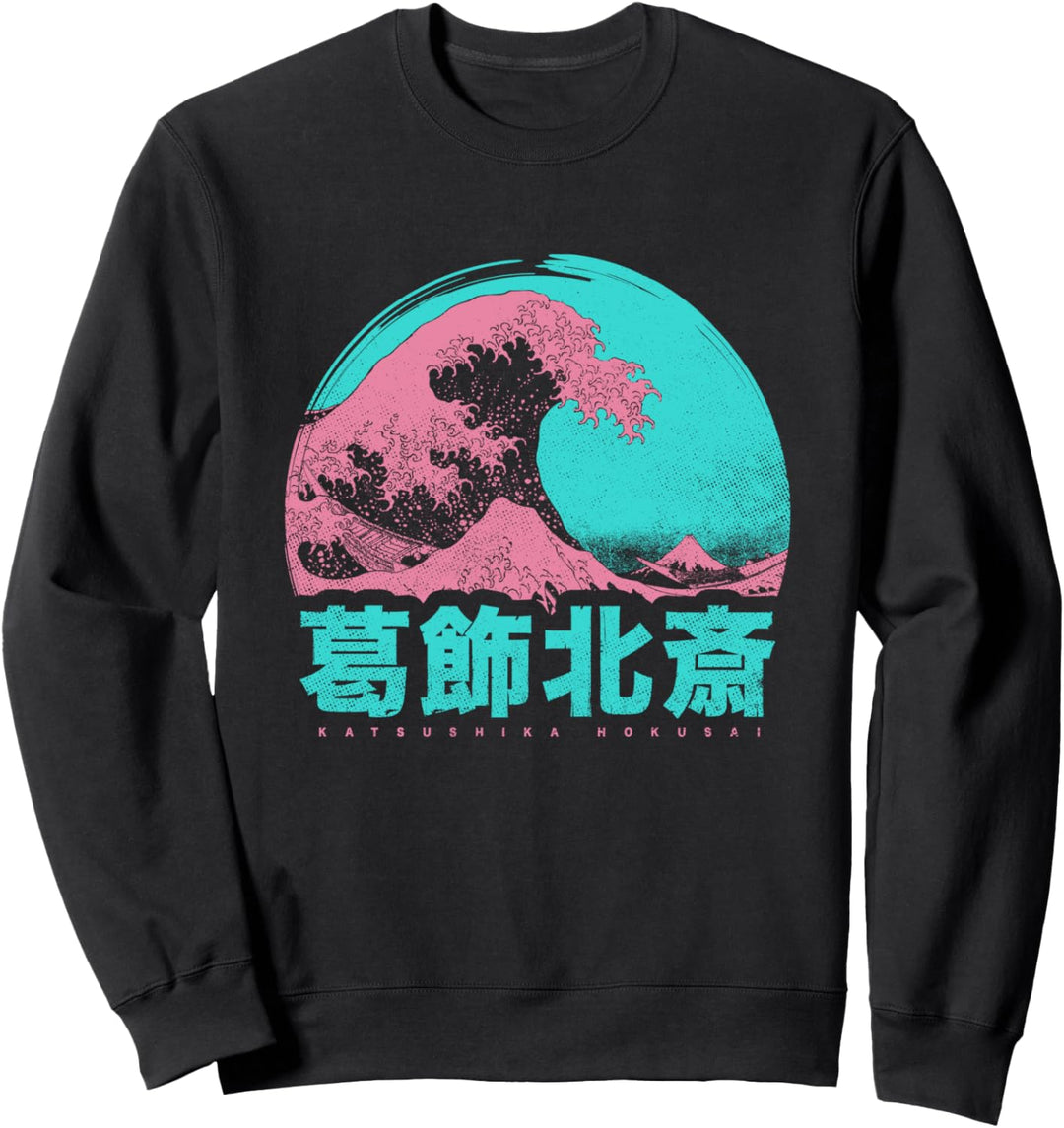 Japanisches Hokusai Japan Die Grosse Welle Vor Kanagawa Sweatshirt