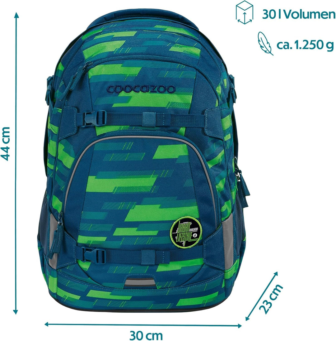 Coocazoo Schulrucksack MATE, ergonomischer & anpassbarer Tornister, höhen- & grössenverstellbar, mit