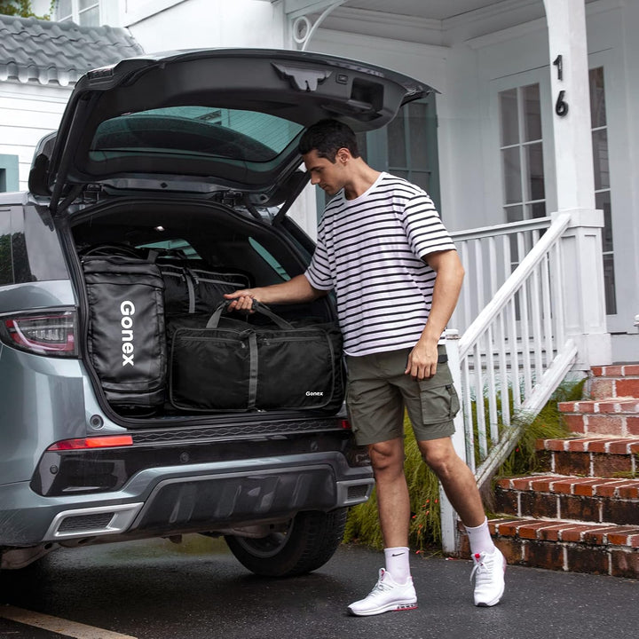 Gonex Faltbares Reisegepäck Leicht 40/60/80/100/150L Grosse Reisetasche Sporttasche für Reise Gym Ur