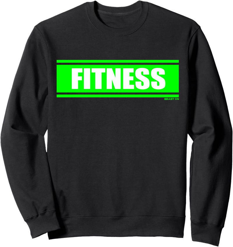 Fitness Grün Gym Fitness Workout Gym Spruch Motivation Grün Sweatshirt