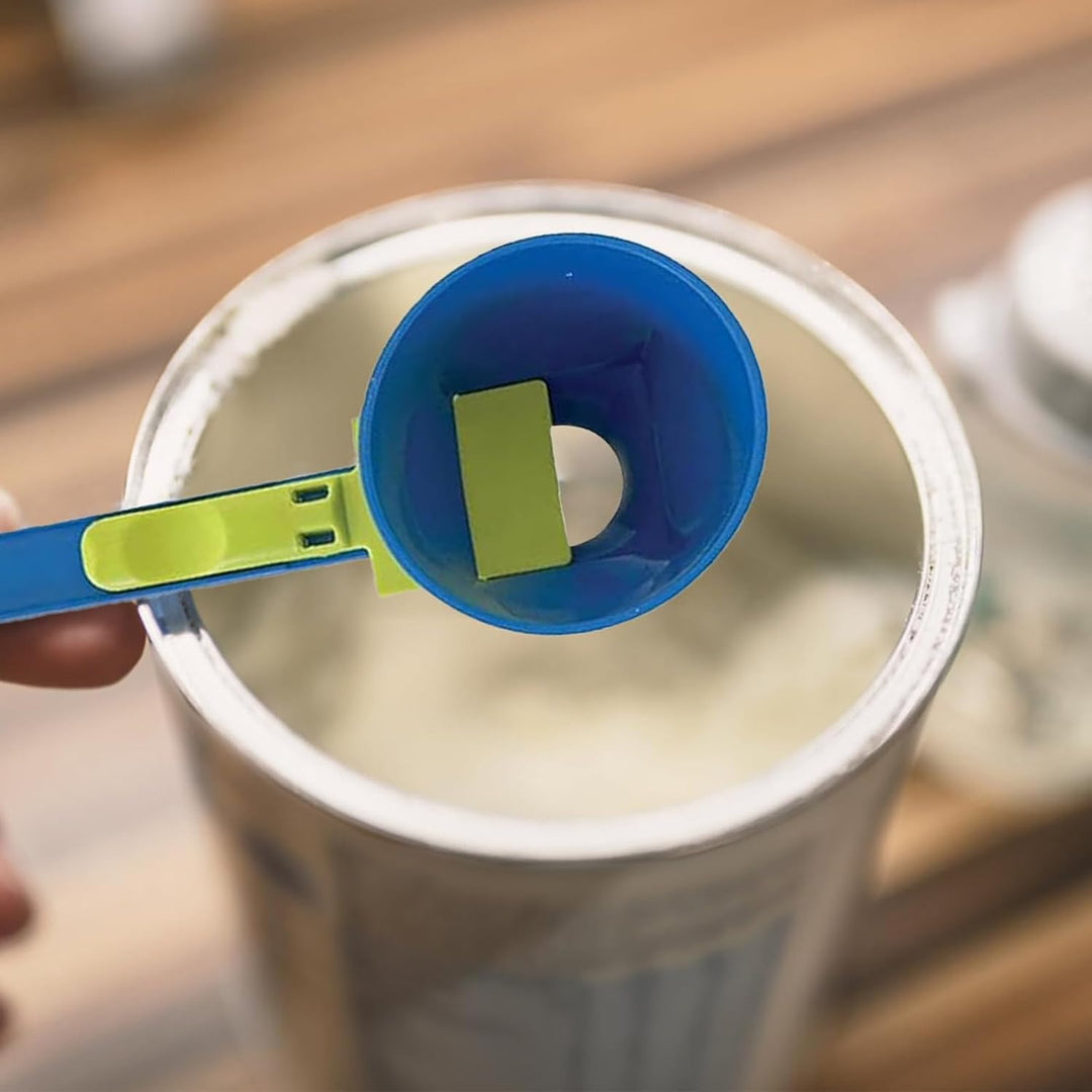 2 Stück Dosierlöffel, Trichter Scooper, Pulver Portionierer, Trichter Schaufel für Pulver, Slide Sco