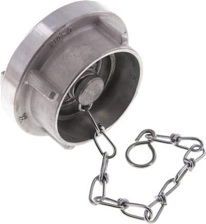 Storz-Blindkupplung 52-C (66mm), Aluminium (geschmiedet) Werkstoff:Aluminium (geschmiedet)