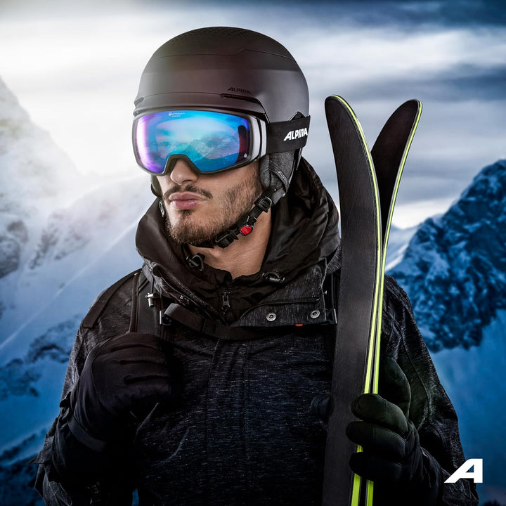 Alpina Banff MIPS Skihelm - Black mat 51-55 cm, 51-55 cm