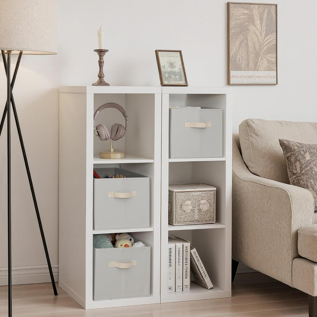 StorageWorks extra grosse Aufbewahrungsbox Stoff, faltbare Boxen Aufbewahrung für Regale, Schränke,