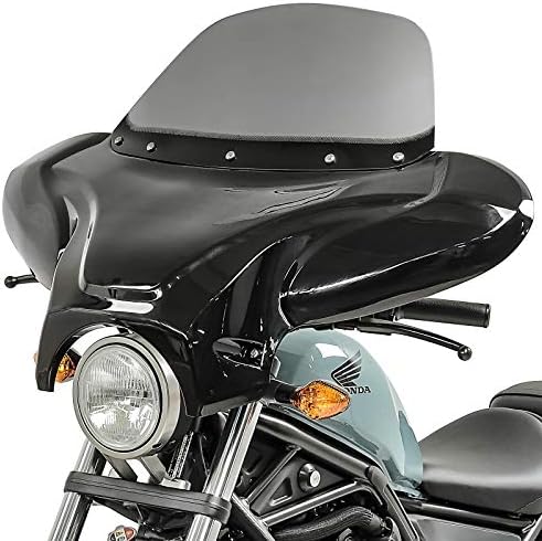 Batwing Windschild für Honda Shadow VT 125 C Verkleidung rauchgrau