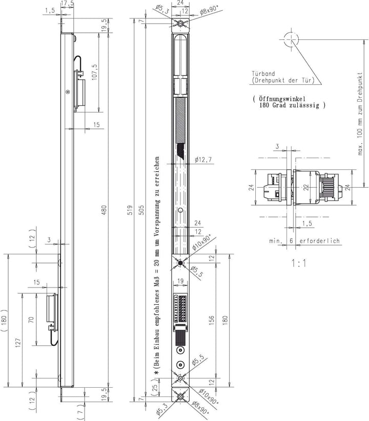 [(language_tag:fr_FR,value:"EFF EFF 10314-14-10-00 Passe-câble dissimulé 10314, 330 x 24 x 33 mm Aci