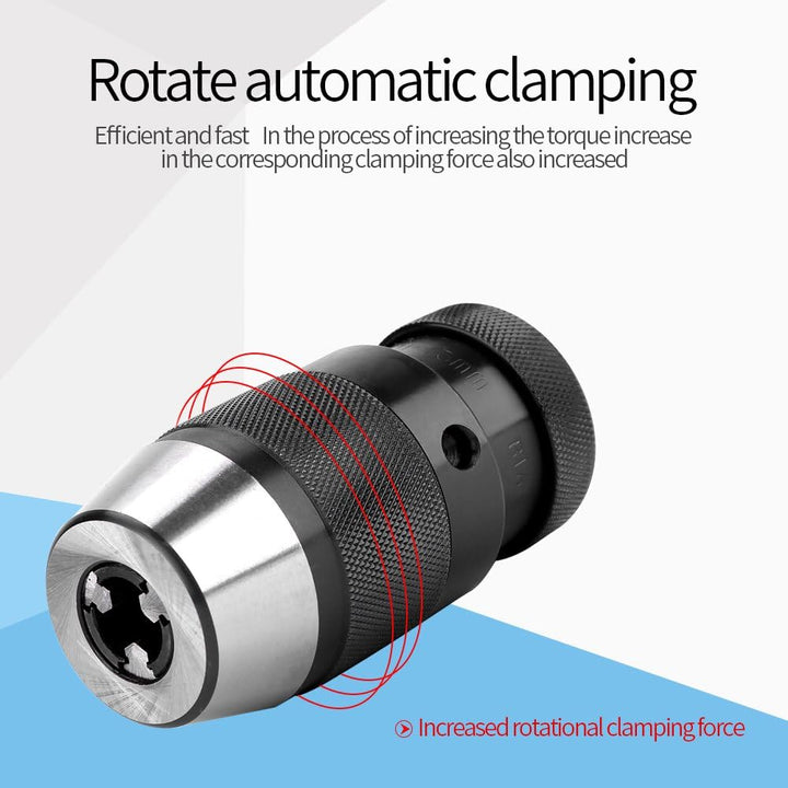 Fdit 0-13mm Heavy Duty Schnellspannbohrfutter 1/2 "Quick Change Schnellspannbohrfutter Werkzeug für