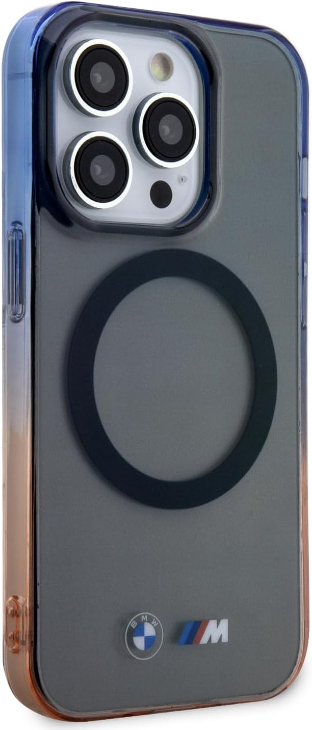 BMW BMHMP14LHTGE hülle für iPhone 14 Pro 6.1" grau hardcase Gradient Bumper