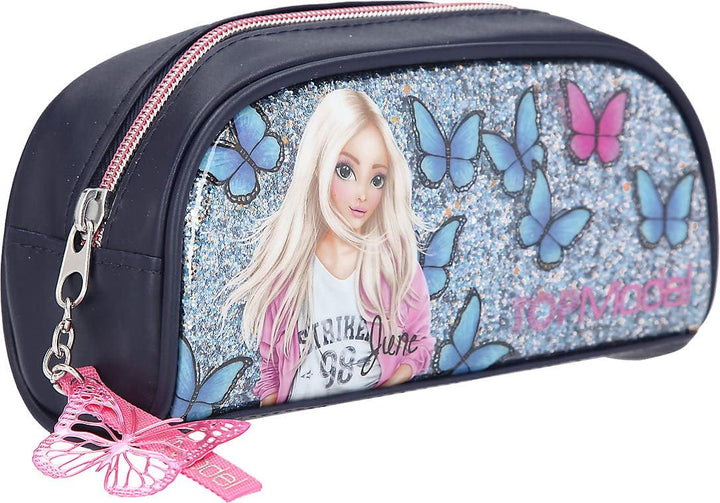 Depesche 11173 TOPModel Schlamper Mäppchen Butterfly Schmetterlinge glitzernd