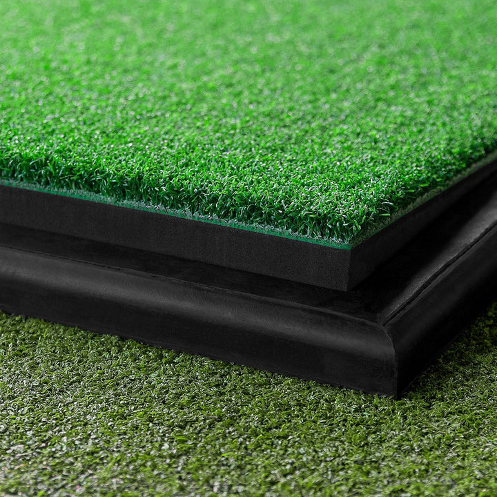 FORB Golf Driving Range Matte | 15mm Golf Kunstrasen – optionaler Gummiunterlage Matte + Gummiunterl