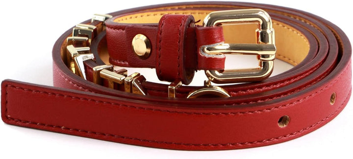 VALENTINO Emma Winter Belt W85 Rosso - kürzbar
