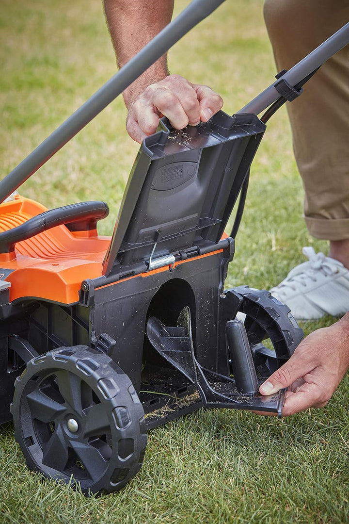 Black+Decker Akku-Rasenmäher BCMW3336L2 (36V, 2.5Ah, 33 cm Schnittbreite, für mittlere Rasenflächen