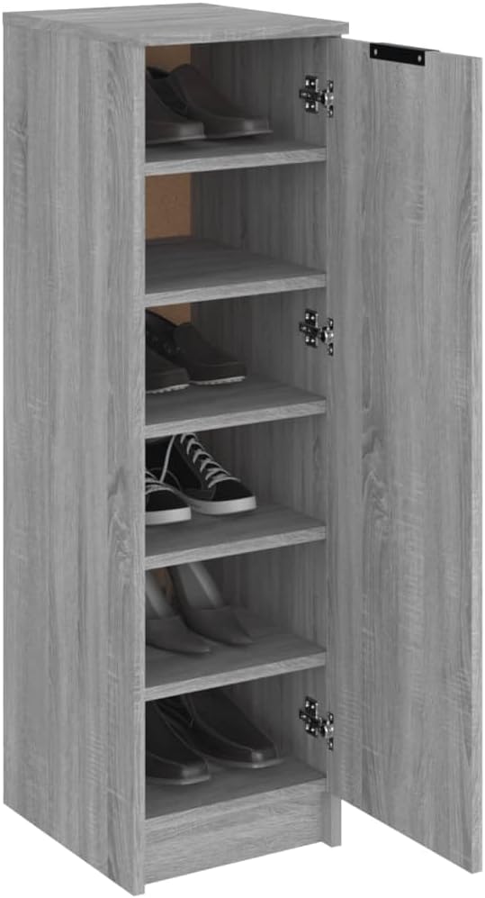 Möbel Schuhschrank Schuhregal Schuhkommode Schuhaufbewahrung Schuhständer 30x35x100 cm für Flur, Die