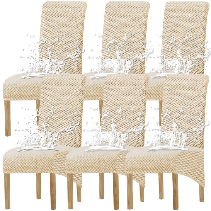 KELUINA XL Stuhlhussen,Universal Stretch Stuhlhussen 2er 4er 6er Set Stuhlbezug für Stuhl Esszimmer