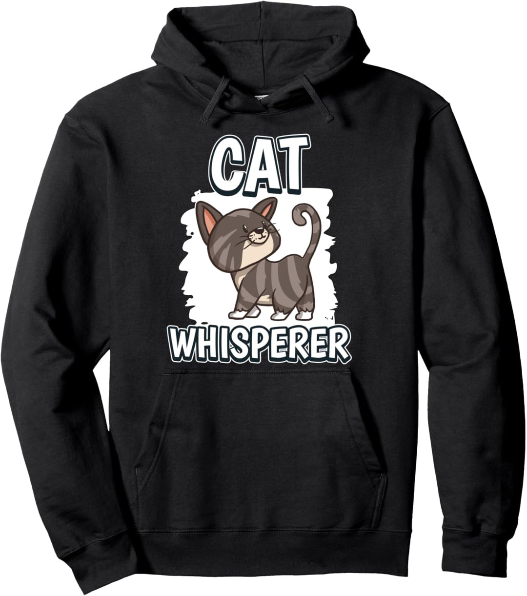 Cat Whisperer Flüsterer Katze Pullover Hoodie