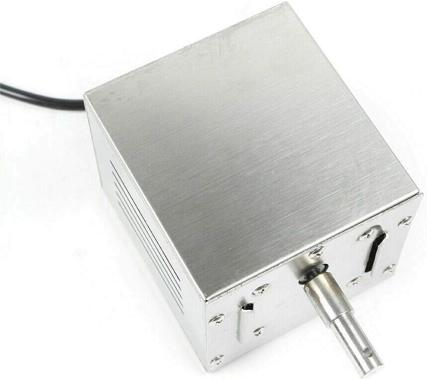 SHZICMY Grillmotor für Grillspiess, BBQ Rotisserie, Edelstahl Grillmotor für Rotisserie, Spiessbrate