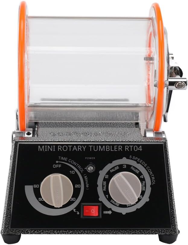 3KG Poliertrommel Poliermaschine Schmuck polieren Maschine Rotary Tumbler Schmuckpolier Poliertromme