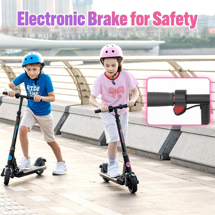 EVERCROSS EV06C Elektroscooter, 6,5'' Faltbarer E Scooter für Kinder 6-12 Jahren, 150 W Motor & 3 Gä