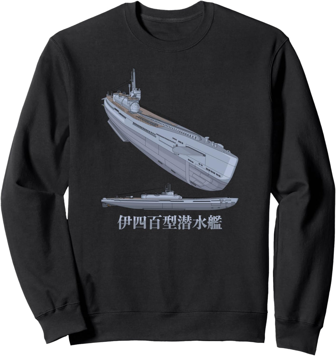 Japanisches WW2 I-400 Klasse U-Boot Diagramm Sweatshirt