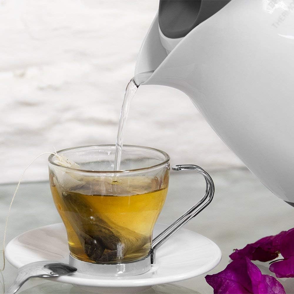 Cecotec Wasserkocher ThermoSense 120 .1 Liter Kapazität, Verwendung ohne Kabel mit 360-Grad-Basis, A