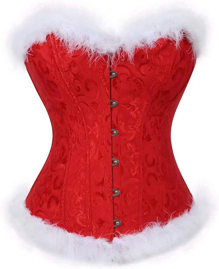 Jutrisujo korsett Weissnachten alter Mann corsage bustier Vollbrust korsagen Damen Grosse Grösse top