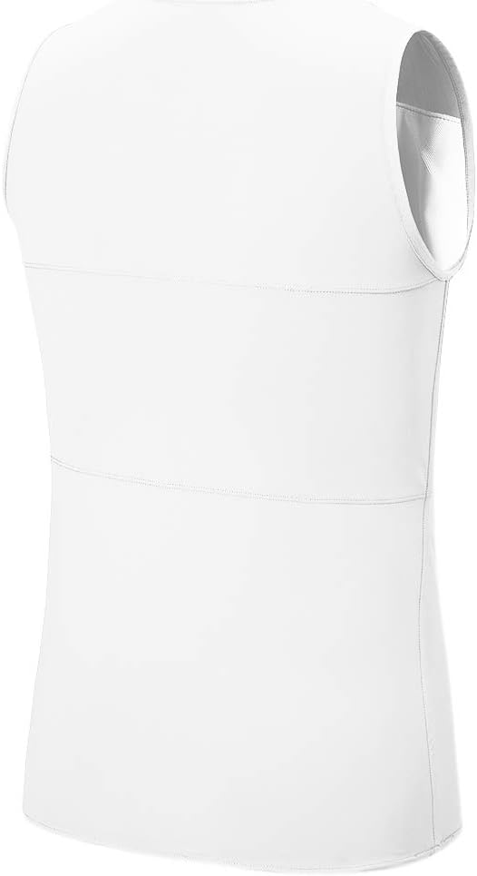 Idtswch Unisex Brustbinder Brustbinder XL White 165, XL White 165