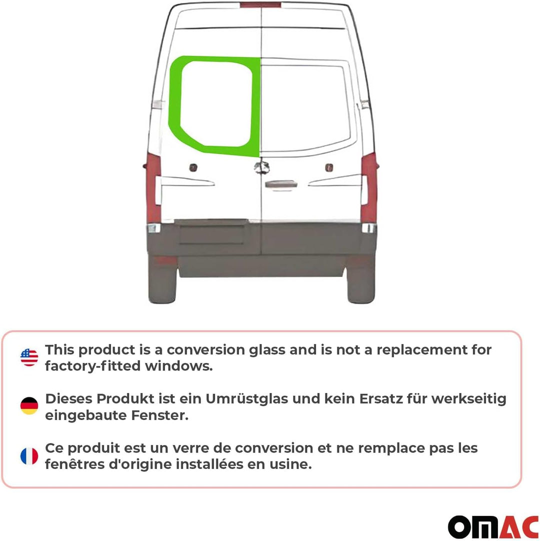 Heckscheibe Fenster für Mercedes Sprinter W907 2018-2025 Links L1 L2 L3 L4 Sprinter L1 L2 L3 L4 2018